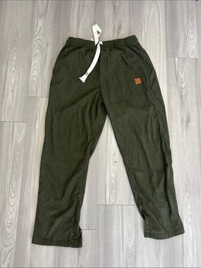 Men's Casual Drawstring Pants - Olive